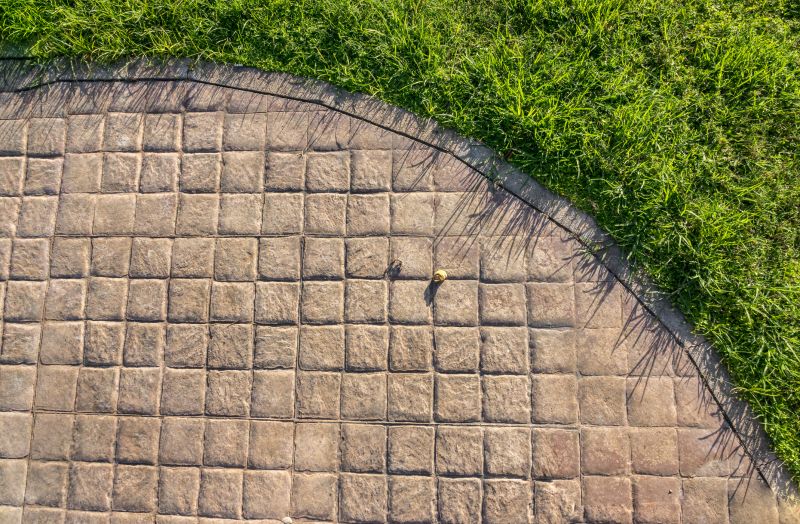 Stamped Concrete with Borders