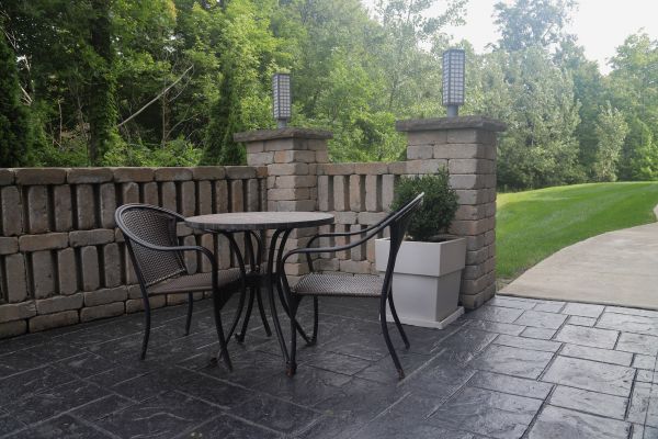 Cost of Stamped Concrete Patio Installation in Brownsburg